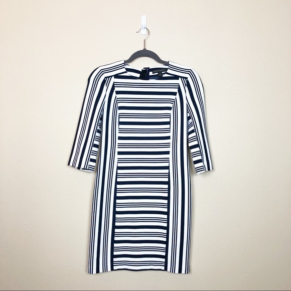Banana Republic Dresses & Skirts - Banana Republic Cozy Striped Navy Shift Dress